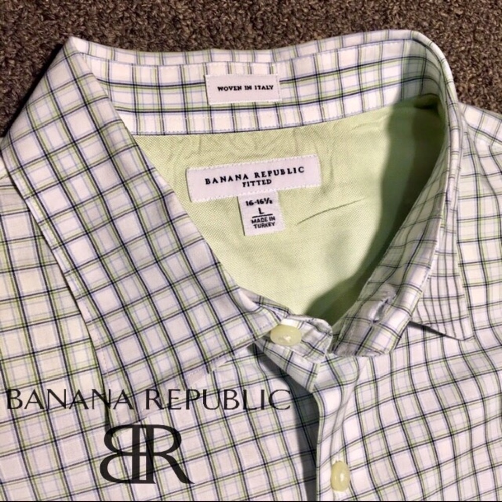 Fitted Button Up Dress Shirt